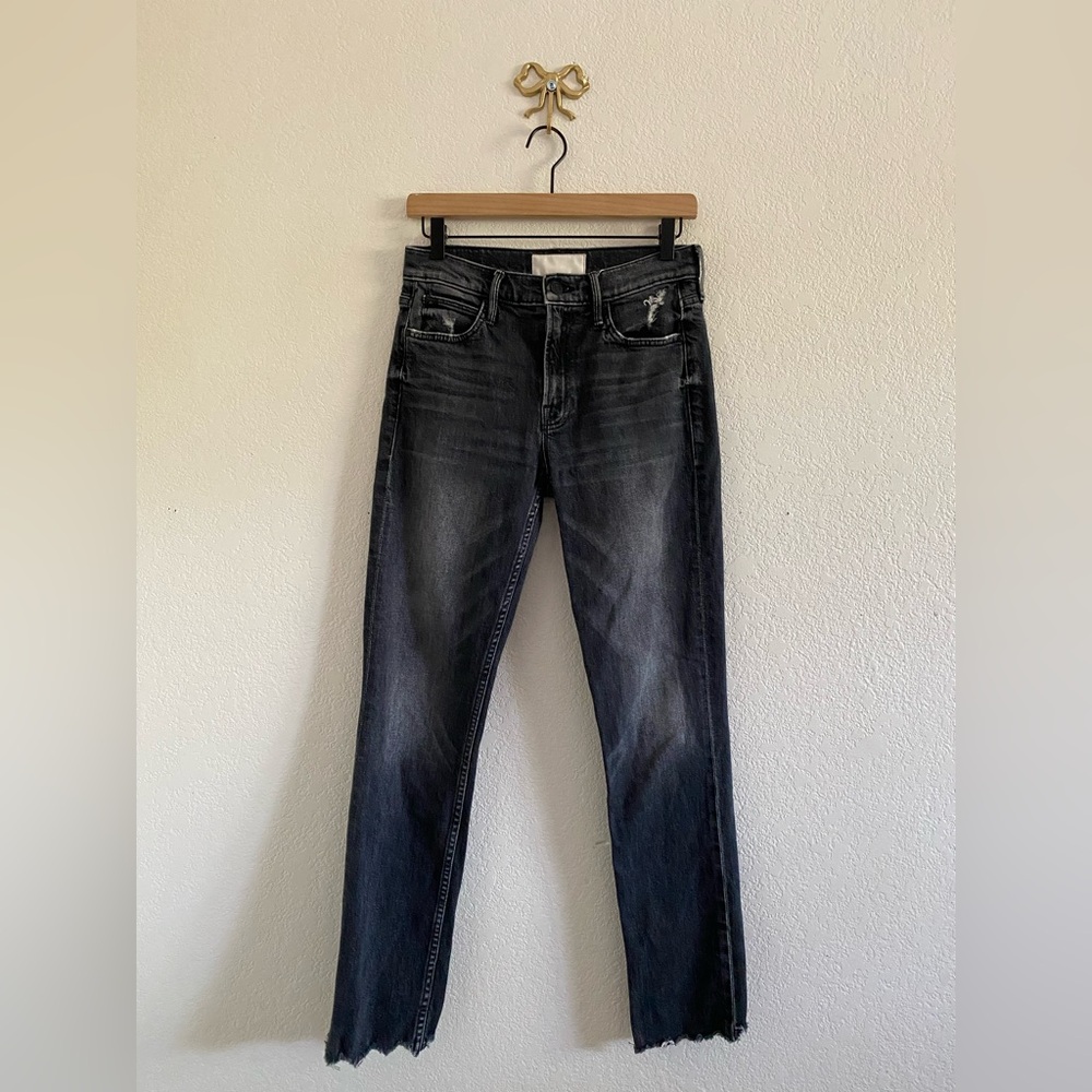 Mother Superior Size 27 The Flirt Chew Distressed Jeans In Of Cats And Kings